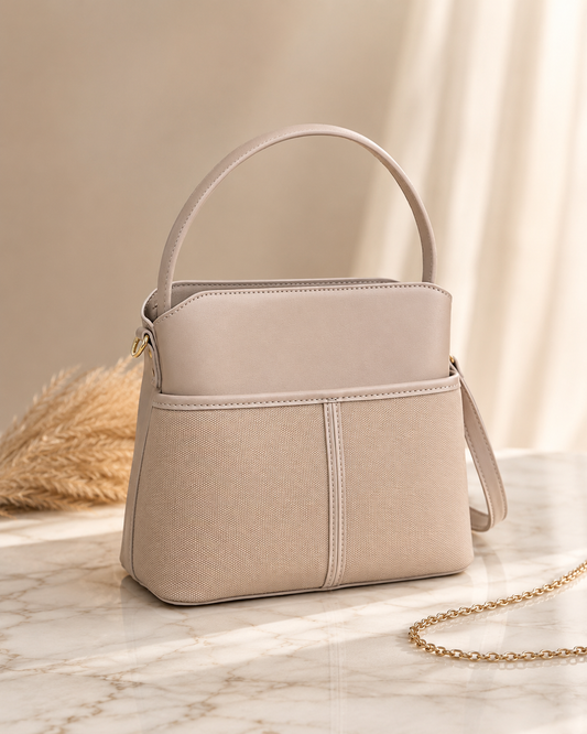 The Sand Sonata — Top Handle Crossbody