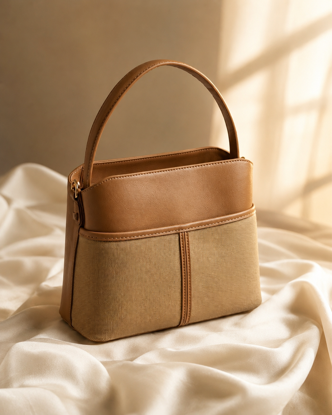 The Camel Sonata — Top Handle Crossbody