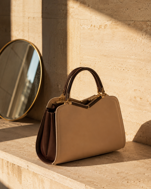 The Promenade — Frame Top Handle Bag